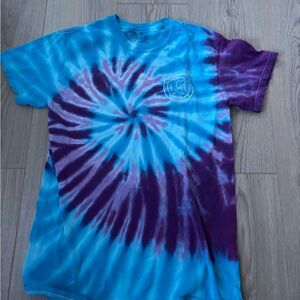 Tie-Dye T-Shirt in Blue and Purple